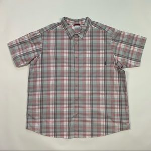 Columbia Plaid Button Up Shirt XXXXL 4X
